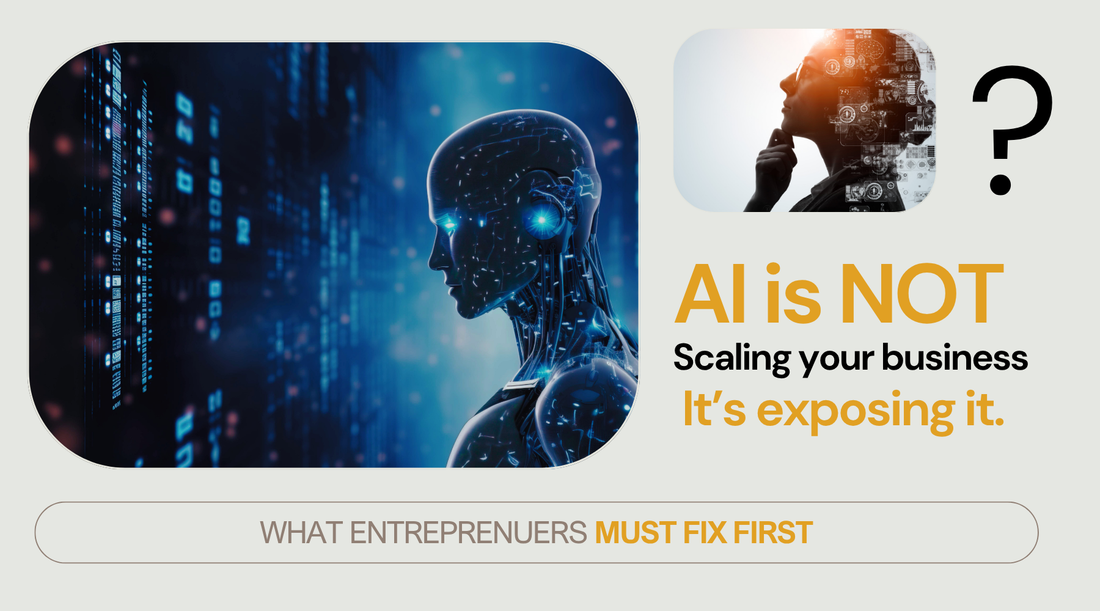 AI Is Not Scaling Your Business. It’s Exposing It. What Entrepreneurs Must Fix First