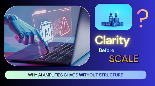 Clarity Before Scale: Why AI Amplifies Chaos Without Structure