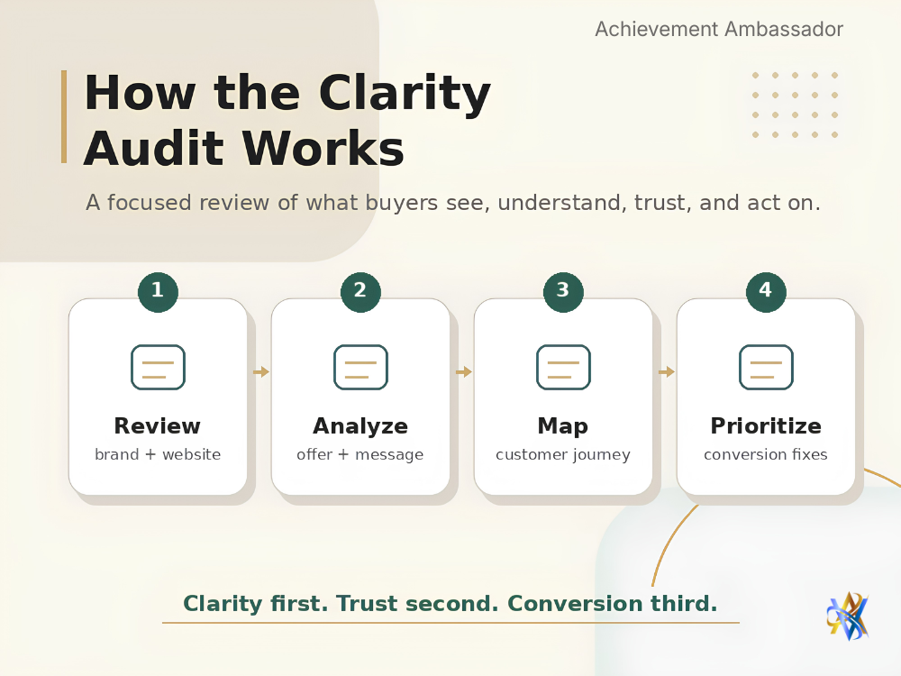 Brand, Offer & Journey Clarity Audit™