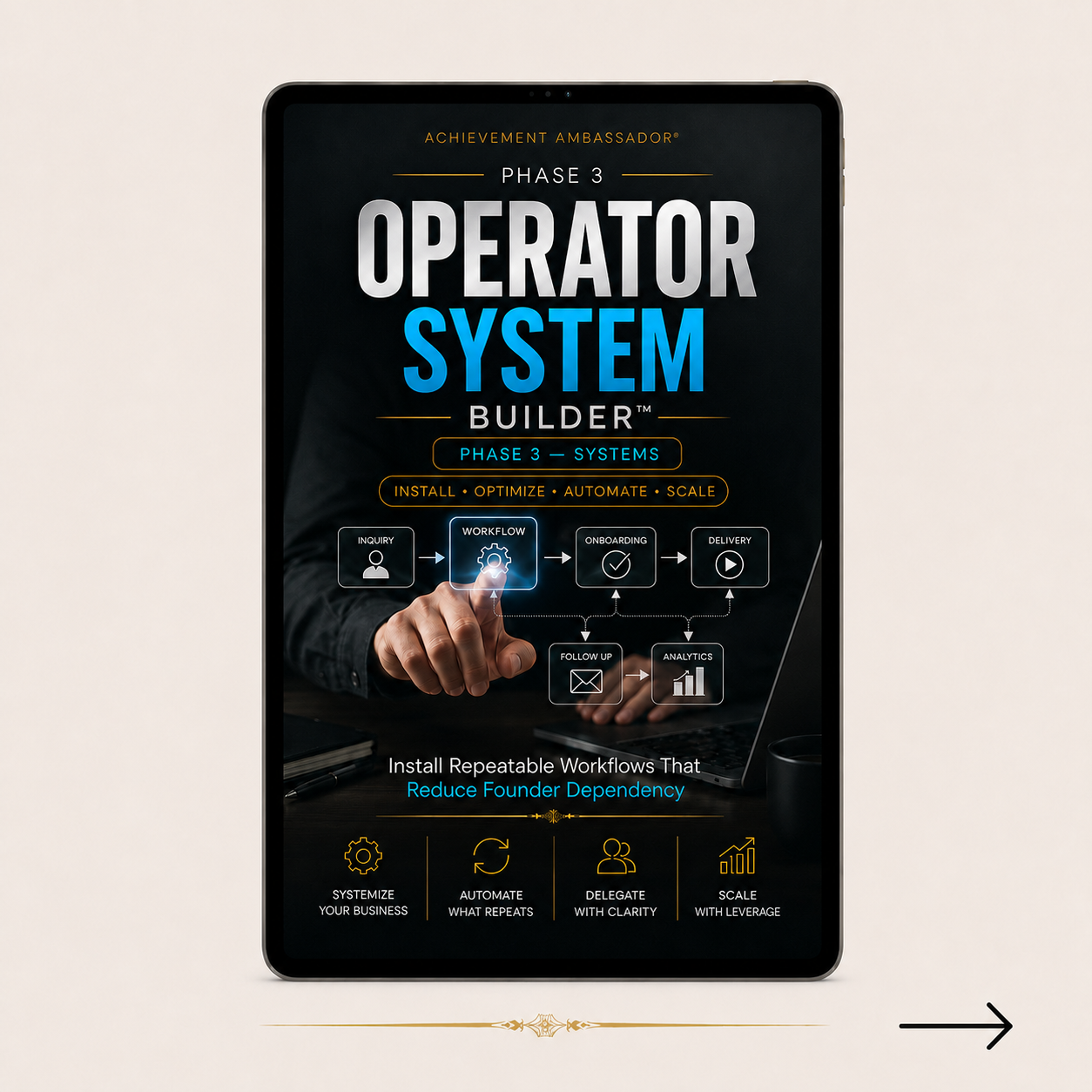 Operator System Builder cover representing the Systems building stage