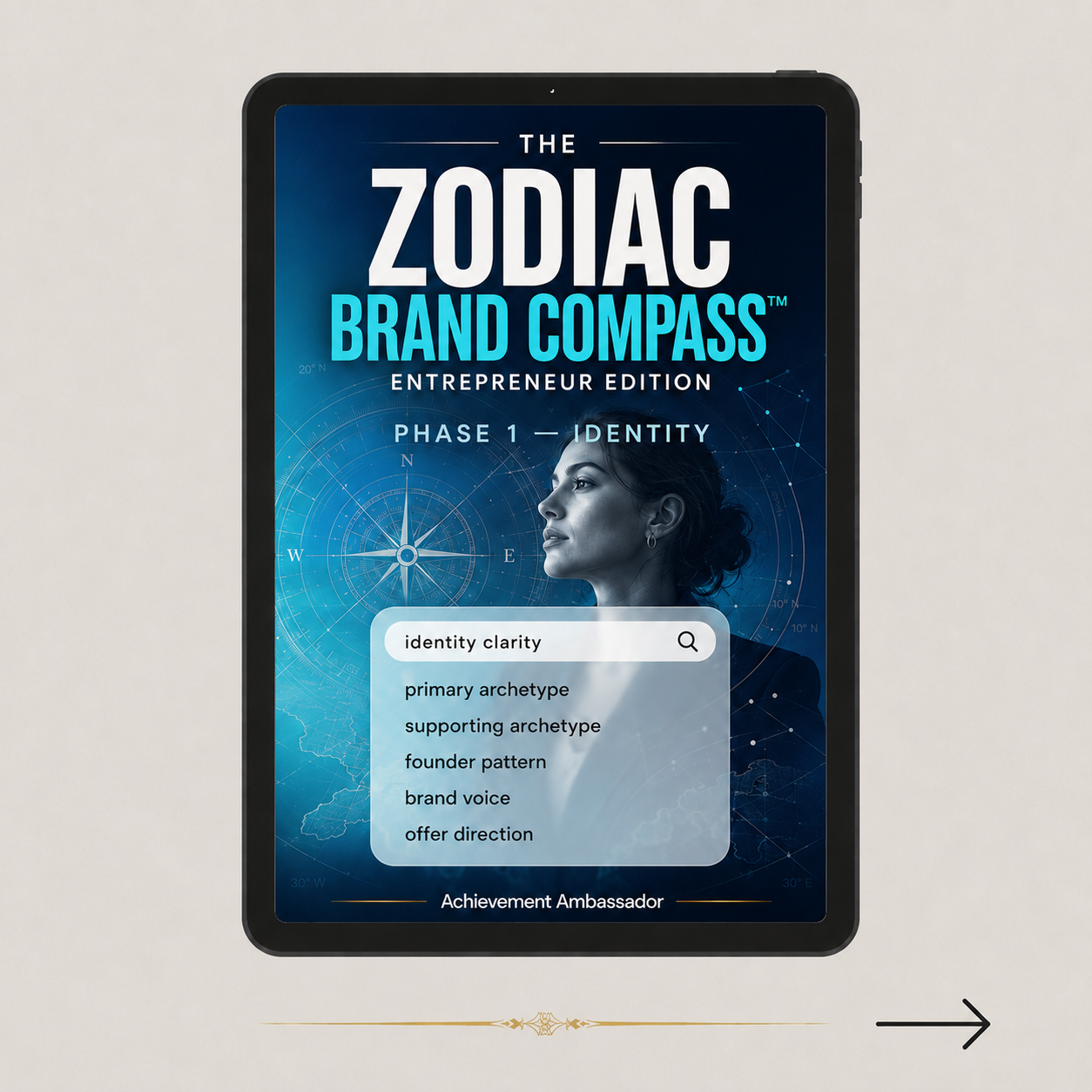 Zodiac Brand Compass cover representing the Identity building stage